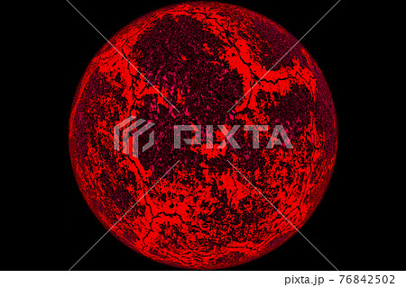 超新星爆発前の恒星のイメージイラスト 76842502
