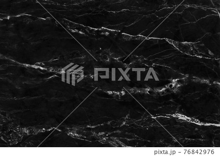 Black gray marble texture background with high resolution, counter top view of natural tiles stone in seamless glitter pattern and luxurious. 76842976