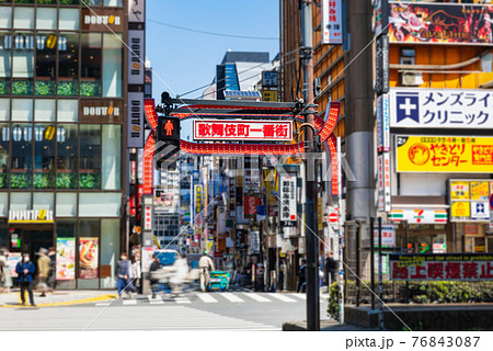 新宿 歌舞伎町 ※ソフトフォーカス 新宿 歌舞伎町 ※ソフトフォーカス 76843087