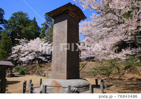春の土津神社・土津霊神碑(福島県・猪苗代町) 春の土津神社・土津霊神碑(福島県・猪苗代町) 76843486