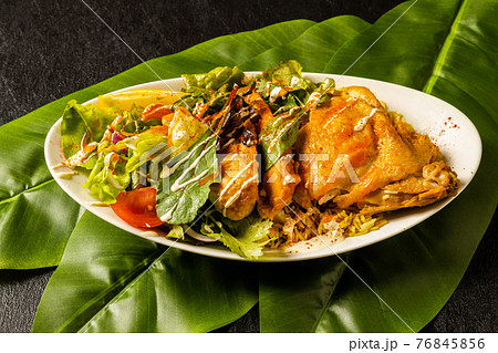 ニューヨーク風チキンオーバーライス street food chicken over rice ニューヨーク風チキンオーバーライス street food chicken over rice 76845856