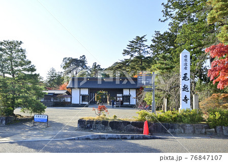 平泉 毛越寺山門 76847107