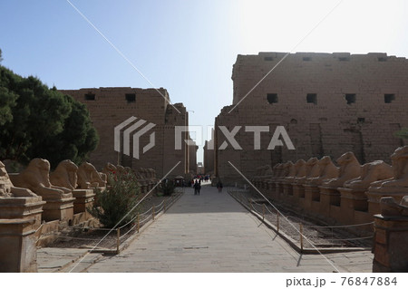エジプトの世界遺産、カルナック神殿(Temple of Karnak in Egypt) 76847884