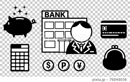 銀行儲蓄圖標集 銀行儲蓄圖標集 76848036