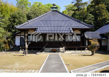 津山市小田中にある臨済宗のお寺「安国寺」：本堂 76849645