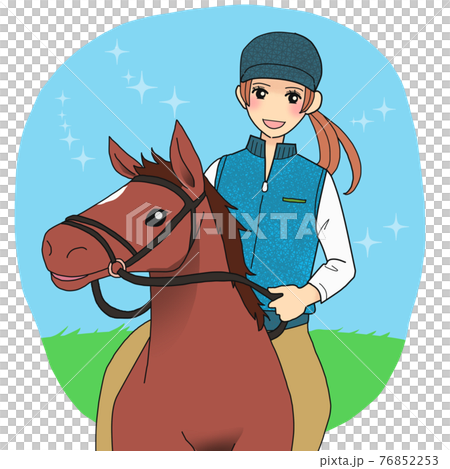 騎馬的婦女 騎馬的婦女 76852253