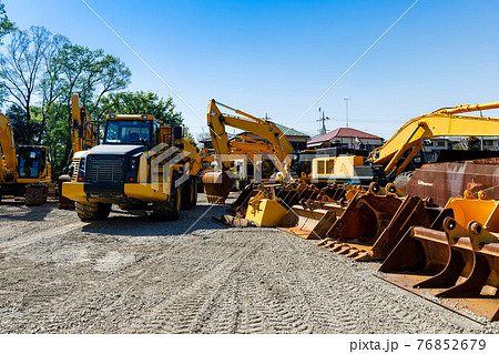 建設機械 重機 パワーショベル バックホー 建設機械 重機 パワーショベル バックホー 76852679