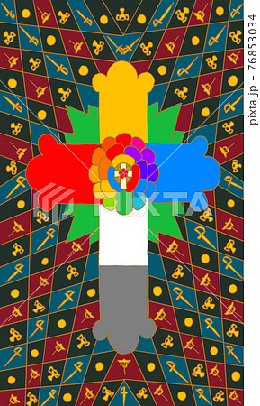 薔薇十字のイラスト素材 [76853034] - PIXTA