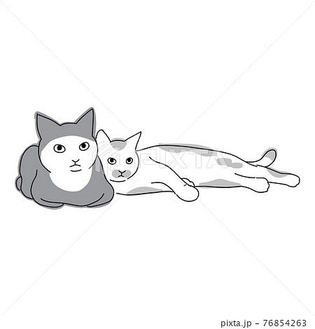 Hagoromo 猫とキャラクターの線画 9835.jpg