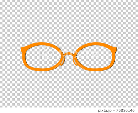 Orange glasses 76856146
