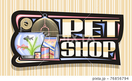 Vector signage for Pet Shop 76856794