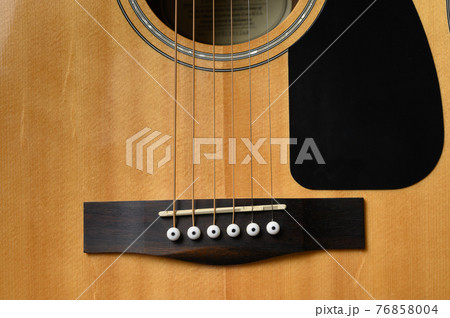 Man playing acoustic guitar, cover for online courses, learning at home. 76858004