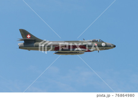 スイス空軍ハンターF58水平飛行 スイス空軍ハンターF58水平飛行 76864980