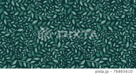 スタイリッシュな植物パターン 76865610