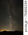 夏の天の川とペルセウス座流星群 76866299