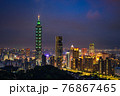 Taipei skyline at twilight time. 76867465