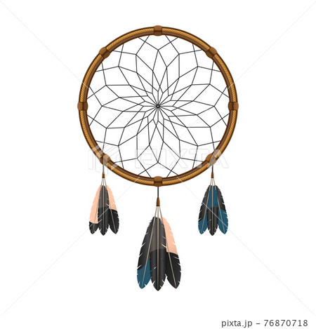 American Indian Dream Catcher Iconのイラスト素材