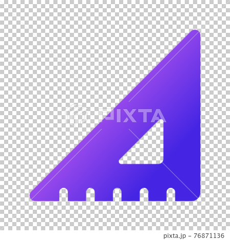 定規、測定、設計のアイコンイラスト (グラデーション塗りバージョン) 定規、測定、設計のアイコンイラスト (グラデーション塗りバージョン) 76871136