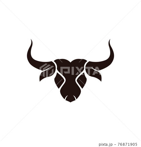 Bull horn angry logo vector 76871905