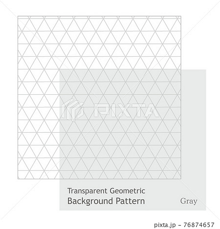 幾何学模様の透明なシンプルなグレーラインのパターンのイラスト素材