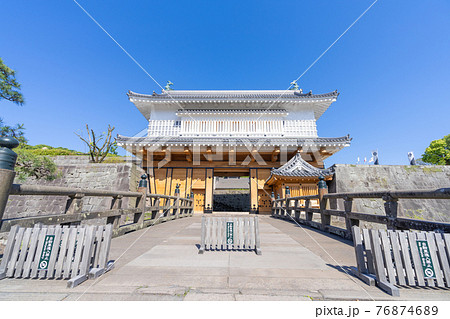 鹿児島城（鶴丸城）と鹿児島県歴史資料センター黎明館 76874689