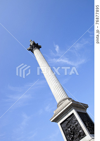 Nelson's Column in Trafalgar Square London 76877895