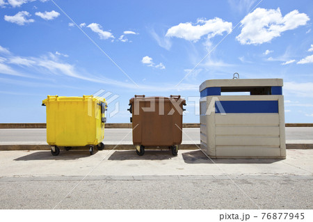 Recycling bins, Valencia Region, Spain Recycling bins, Valencia Region, Spain 76877945