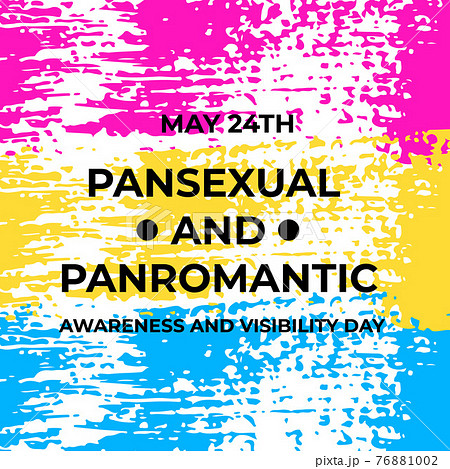 Pansexual And Panromantic Awareness And...のイラスト素材 [76881002] - PIXTA