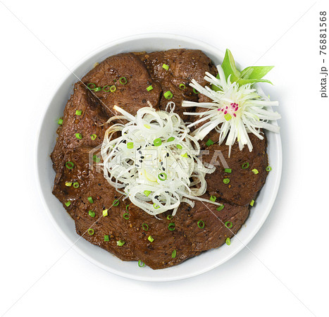 Beef Steak Rice Bowl Donburi Medium Well done Japanese 76881568