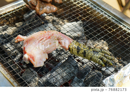 BBQでワニを BBQでワニを 76882173