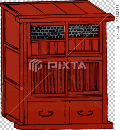 茶箪笥のイラスト素材 [76882328] - PIXTA