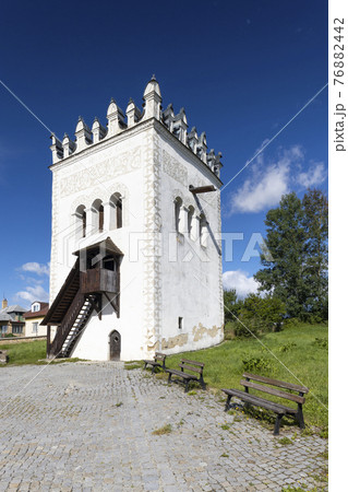 bell tower in Strazky near Spiska Bela, Slovakia 76882442