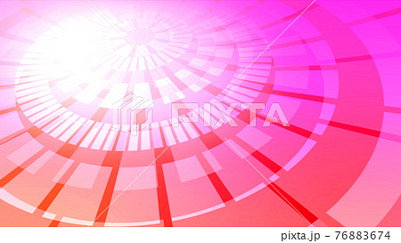 パステルトーンピンク色同心円背景素材のイラスト素材