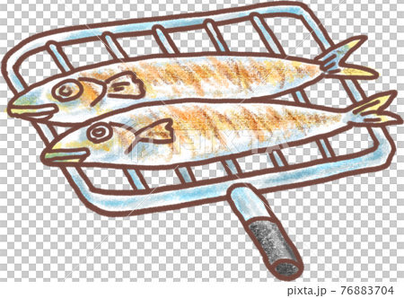 秋刀魚の塩焼き 76883704