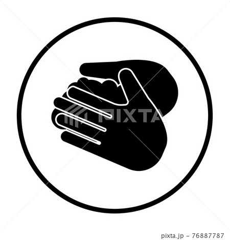 Hand Washing Icon 76887787