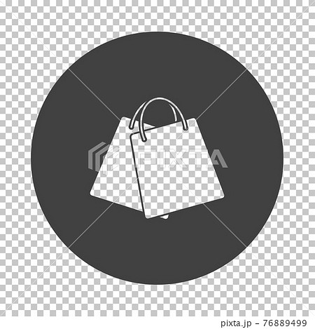 Two Shopping Bags Icon 76889499