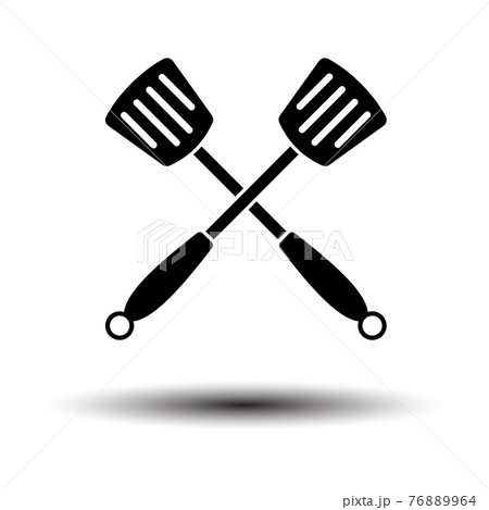 Crossed Frying Spatula 76889964