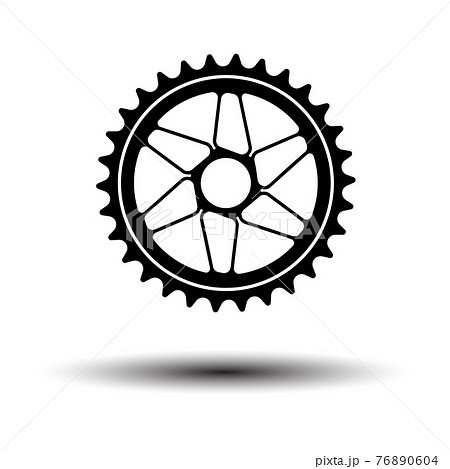 Bike Gear Star Icon 76890604
