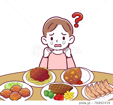 バイキンで食事をする人 76892459