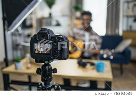 African guitarist teacher recording online tutorial 76893039