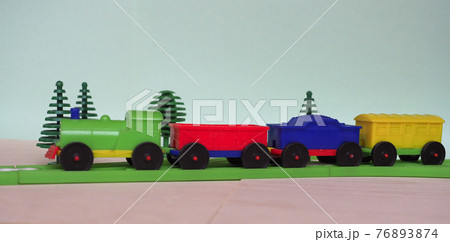 toy train and railway toy train and railway 76893874