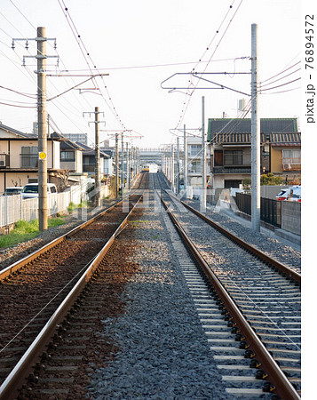 琴電伏石駅への線路 琴電伏石駅への線路 76894572