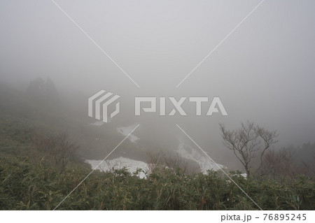 《岡山県》冬の季節、高清水トレイルの風景 76895245