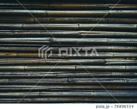 風格のある竹垣 76896554