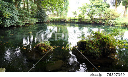 阿蘇の明神池 76897369