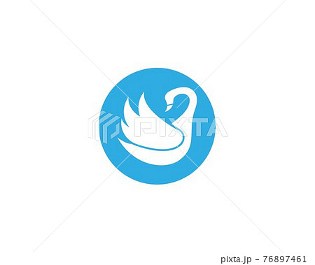 Swan logo Template vector 76897461