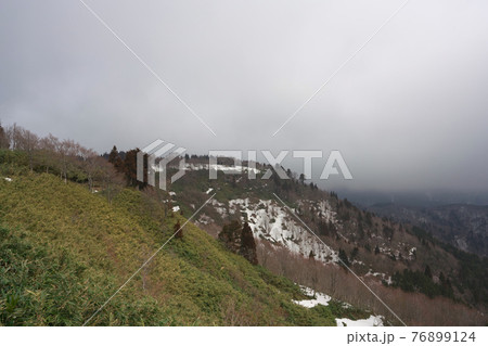 《岡山県》冬の季節、高清水トレイルの風景 76899124