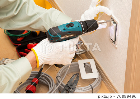 電気工事　電気工事士 76899496