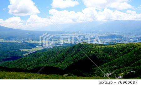 長野の車山高原の写真素材