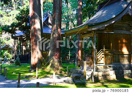 平泉寺白山神社　本社　越南知社　別山社 76900185